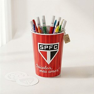 Copo de Plástico De Colorir - São Paulo - 320mL - 1 unidade - Plasútil - Rizzo