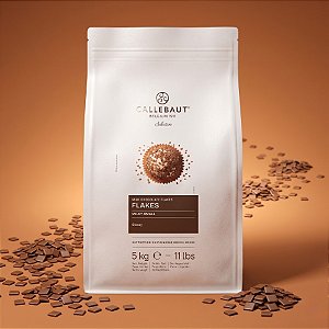 Chocolate Belga Callebaut - Flocos Pequenos Ao Leite - 5kg - 1 unidade - Callebaut - Rizzo