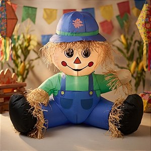 Espantalho Inflável - Firmino - 1,20m - 220V - 1 unidade - Cromus - Rizzo