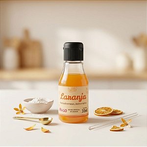 Aroma Artificial Alimentício Laranja - 30mL - 1 unidade - Mago - Rizzo