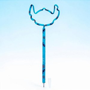 Caneta Face - Stitch - Esferográfica Azul - Disney Original - 1 unidade - Molin - Rizzo