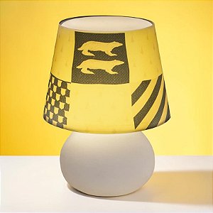 Luminária Abajur Lufa Lufa - Harry Potter - 20cm - 1 unidade - Usare - Rizzo