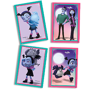 Quadro Decorativo Festa Festa Vampirina - 04 unidades - Disney Original - Rizzo Festas