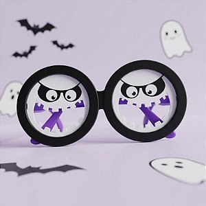 Óculos Fantasma de Halloween - Roxo  - 1 unidade - Rizzo