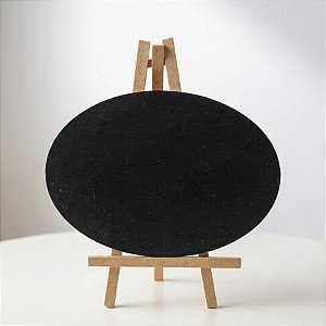 Lousa Decorativa em MDF - Oval - 20cm - 1 unidade - Rizzo