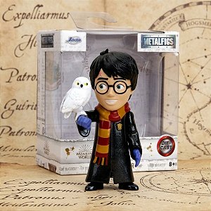 Mini Figura Colecionável - Harry Potter - Cachecol e Edwiges - 6,3cm  - 1 unidade - Rizzo