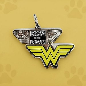 PetCode - Mulher Maravilha - 3,5cm - 1 unidade - Zonacriativa - Rizzo
