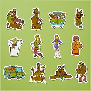 Mini Personagens Decorativos - Halloween - Scooby-Doo! - 8x7cm - 12 unidades - Regina - Rizzo