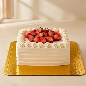 Base Para Bolo Cake Board Quadrada - Ouro - 24cm - 1 unidade - Rizzo