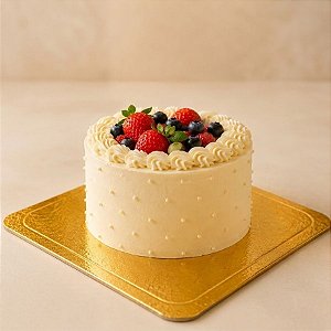 Base Para Bolo Cake Board Quadrada - Ouro - 19cm - 1 unidade - Rizzo