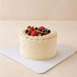 Base Para Bolo Cake Board Quadrada - Branca - 19cm - 1 unidade - Rizzo