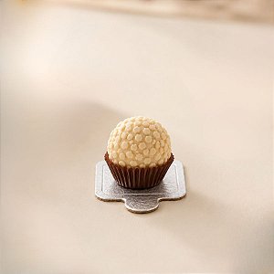 Base Laminada para Doces Quadrada - Branca - 7,5cm - 25 unidades - Rizzo