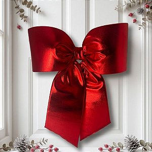 Laço Lamê Vermelho - 40cm - 1 unidade - Rizzo