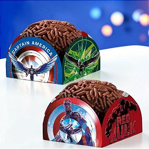 Porta Forminha - Capitão América - Disney Original  - 100 unidades - Regina - Rizzo