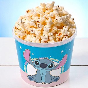 Kit 10 Baldes de Pipoca - Lilo e Stitch - 2,1l - Disney Original  - 1 unidade - Plasútil - Rizzo