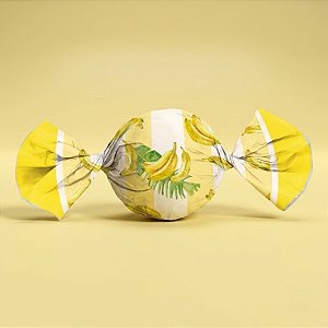 Papel Trufa 14,5x15,5cm - Banana - 100 unidades - Cromus - Rizzo