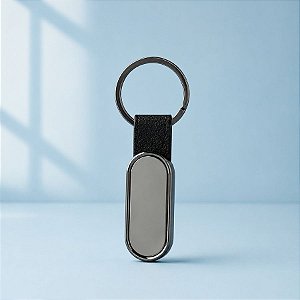 Chaveiro de Metal - Oval - 8,5x3,5cm - 1 unidade - Rizzo