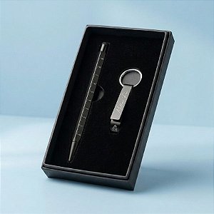 Kit Caneta e Chaveiro Abridor de Garrafa - Melhor Pai - 14,5cm - 1 unidade - Rizzo
