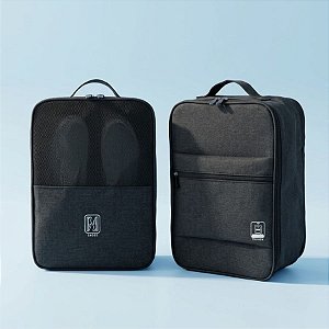 Bolsa Organizadora para Calçados Oxford - Preto - 23x14x30cm - 1 unidade - Rizzo