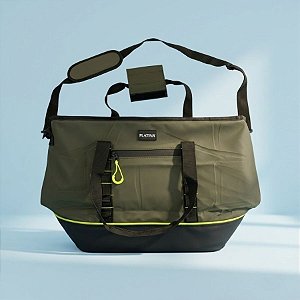 Bolsa Térmica com Alça 26L - Verde e Preto - 51x34x24cm - 1 unidade - Rizzo