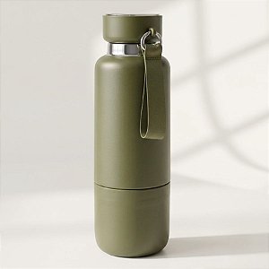 Garrafa Térmica Com Alça - Verde - 500mL  - 1 unidade - Rizzo