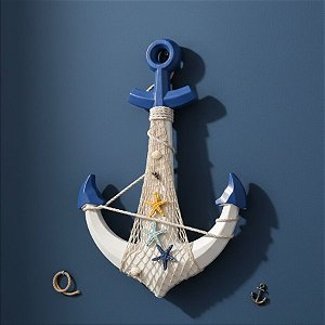 Enfeite Decorativo Para Pendurar - Ancora Ornamental - 62x40cm - 1 unidade - Rizzo
