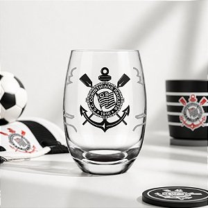Copo de Vidro Long Drink - Corinthians Original - 470ml - 2 unidades - Allmix Presentes - Rizzo