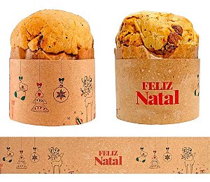 Cinta Para Panetone - Kraft - Ornato - 10 Unidades - C3878