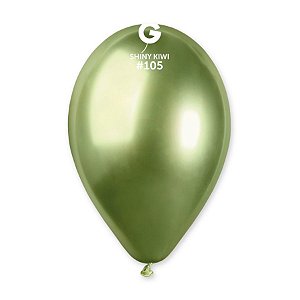 Balão de Festa Látex Shiny - Kiwi (Verde Kiwi) #105 - Gemar - Rizzo