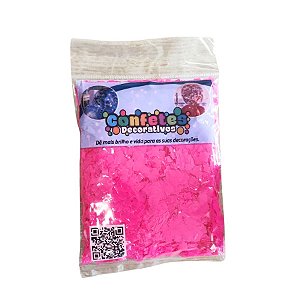Confete Mini Picadinho 25g - Rosa Neon - 1 unidade - Rizzo