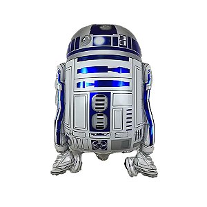Balão de Festa Metalizado 24" 63cm - Robo Star Wars - 1 unidade - Rizzo