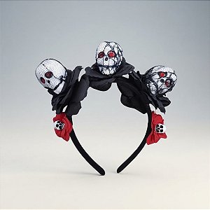 Tiara Halloween - Caveiras - 1 unidade - Rizzo