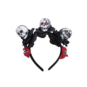 Tiara Halloween - Caveiras - 1 unidade - Rizzo