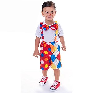 Fantasia Palhaçinho Dom Infantil - 1 unidade - Rizzo