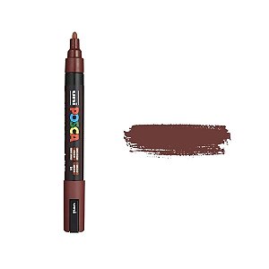 Caneta Posca PC-5M 2.5mm - Marrom Cacau - 1 unidade - Posca - Rizzo
