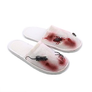 Adereço de Halloween - Pantufa com Sangue - 1 unidade - Cromus - Rizzo