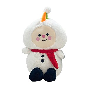 Boneco de Neve de Pelúcia - 26cm - 1 unidade - Rizzo