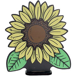 Display de Mesa em MDF - Girassol - 22x20cm - 1 unidade - Rizzo