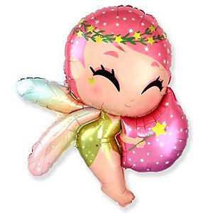 Balão de Festa Metalizado 36" 91cm - Fairy - 1 unidade - Rizzo