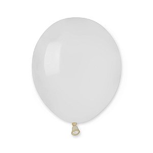 Balão de Festa Látex Liso - Crystal (Cristal) #000 - Gemar - Rizzo