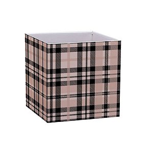 Cachepot Quadrado para Arranjos e Presentes - Gales - 15cm - 1 unidade - Rizzo
