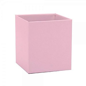 Cachepot Quadrado para Arranjos e Presentes - Rosa Quartz - 15cm - 1 unidade - Rizzo