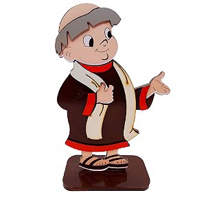 Enfeite MDF - Padre São Francisco de Assis - 1 unidade - Rizzo