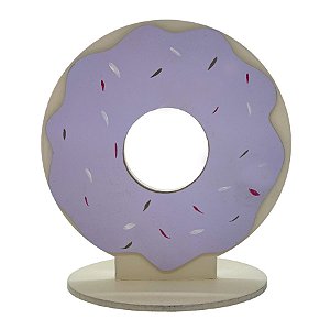 Donut MDF - Lilás - 16,5cm - 1 unidade - Rizzo