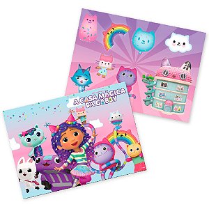 Kit Decorativo - A Casa Magica da Gabby - 1 unidade - FestColor - Rizzo