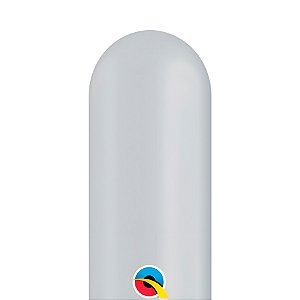 Balão de Festa Canudo 350" - Gray (Cinza) - Qualatex - Rizzo