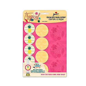 Cartela Escalope - Tropical  - 12 unidades - Junco - Rizzo