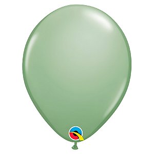 Balão de Festa Látex Liso Sólido - Cactus - Qualatex - Rizzo