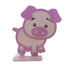 Display Decorativo - Porco - 24cm x 26.5cm x 8cm - 1 unidade - Rizzo