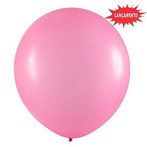 Balão de Festa Redondo Profissional Látex Liso 24" 60cm - Rosa Pink - 3 unidades - Art-Latex - Rizzo